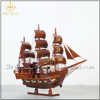 Mẫu Tàu Đánh Cá Để bàn Làm Việc dài 40cm