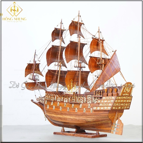 Các mẫu thuyền buồm gỗ hương lào được yêu thích