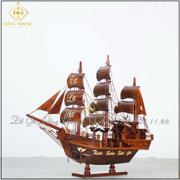 Mẫu Tàu Đánh Cá Để bàn Làm Việc dài 40cm