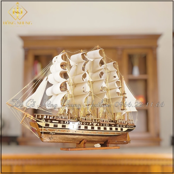 Mô Hình Thuyền Buồm Vải dài 100cm