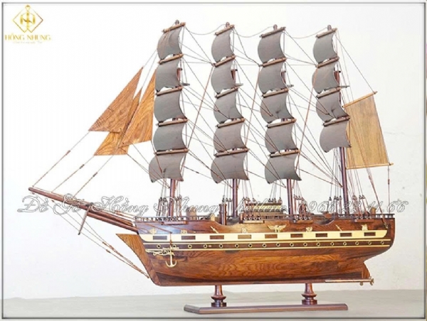 Mô Hình Thuyền Trưng Bày Mẫu France 2 dài 60cm 