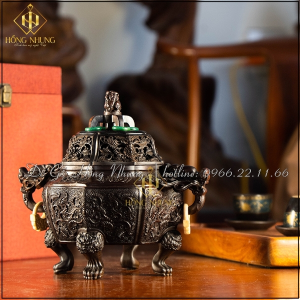 Lư xông trầm làm quà tặng lãnh đạo