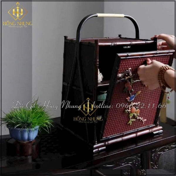 Tủ trà gỗ sang trọng bền đẹp