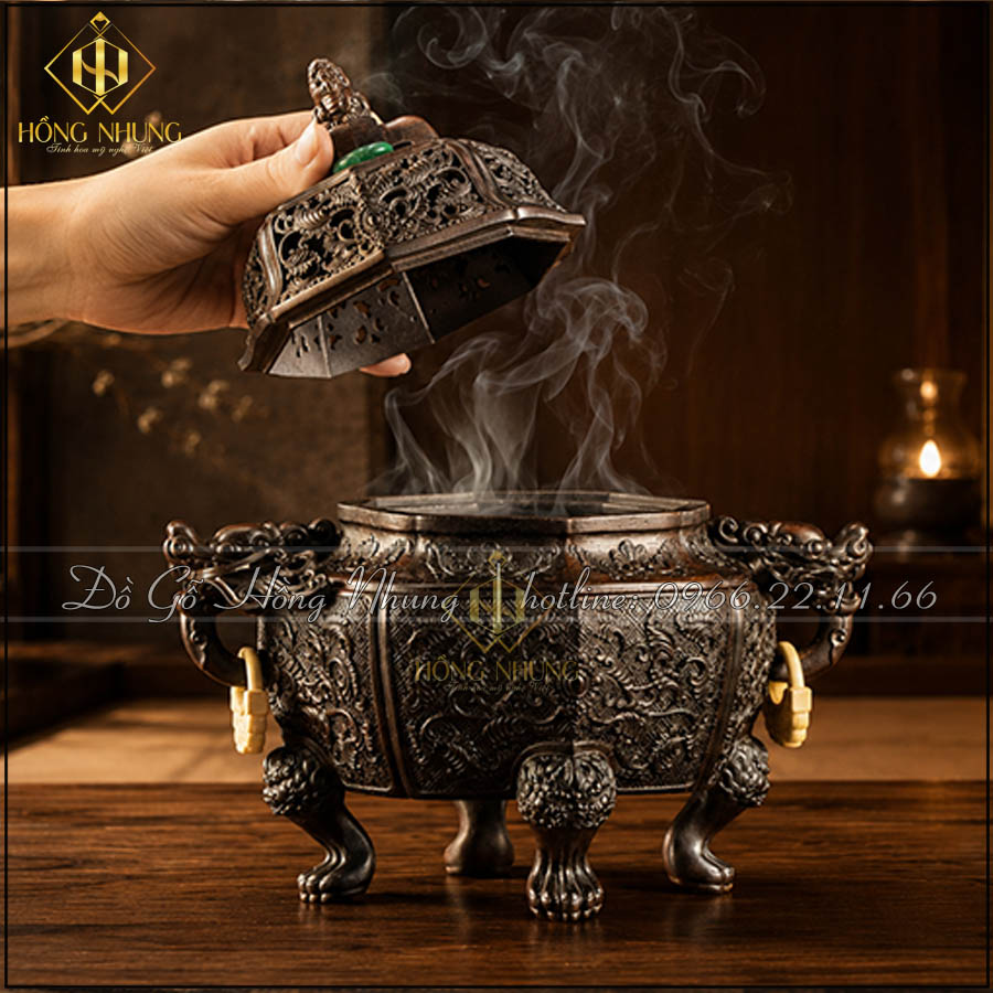 Lư gỗ có phù hợp với phòng làm việc không?