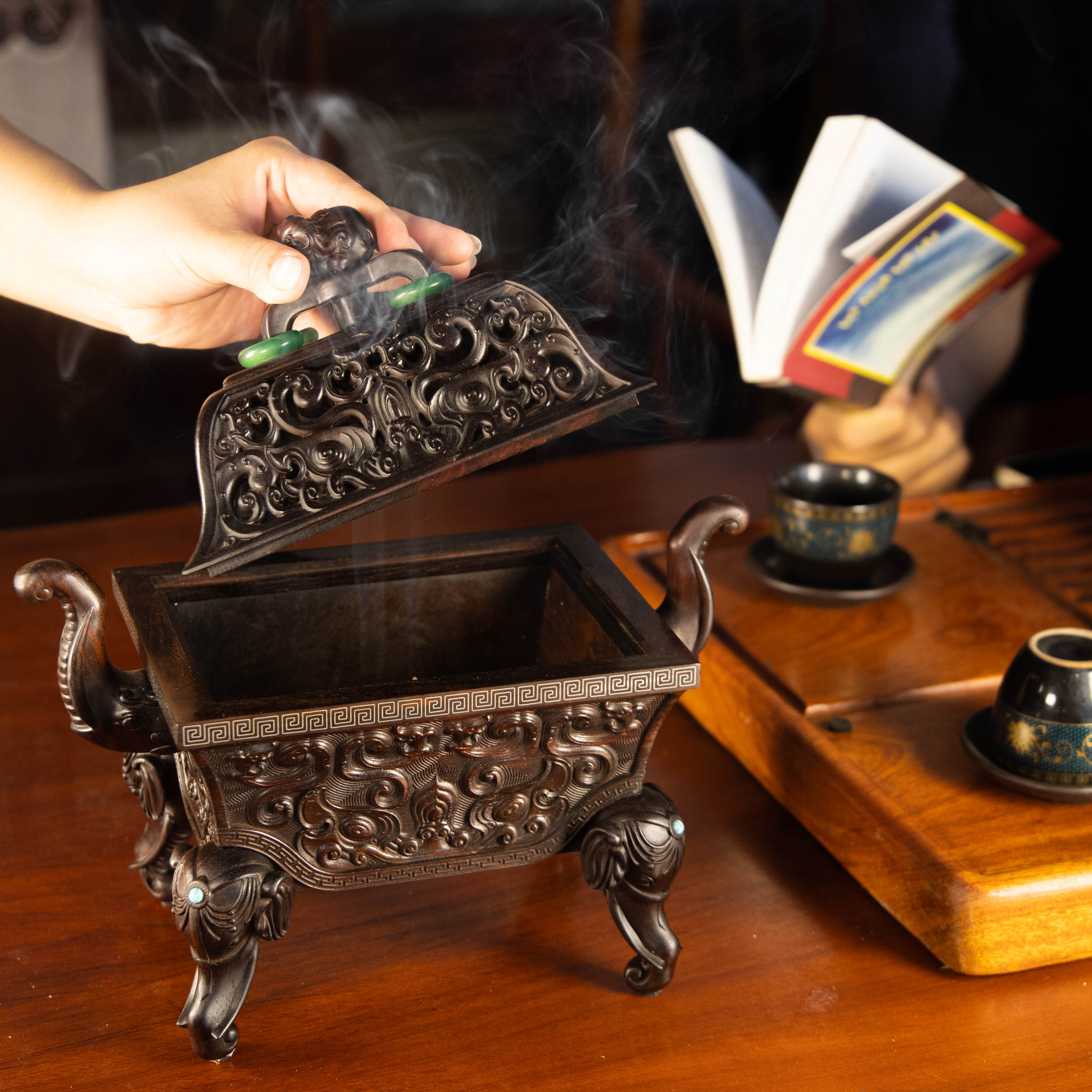 Cách bảo quản lư gỗ Trắc