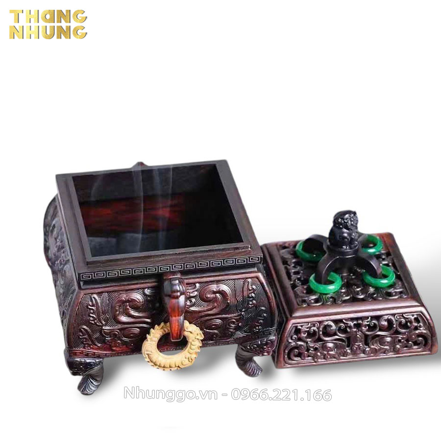 Lư xông trầm mang vẻ đẹp trang nhã đầy nghệ thuật