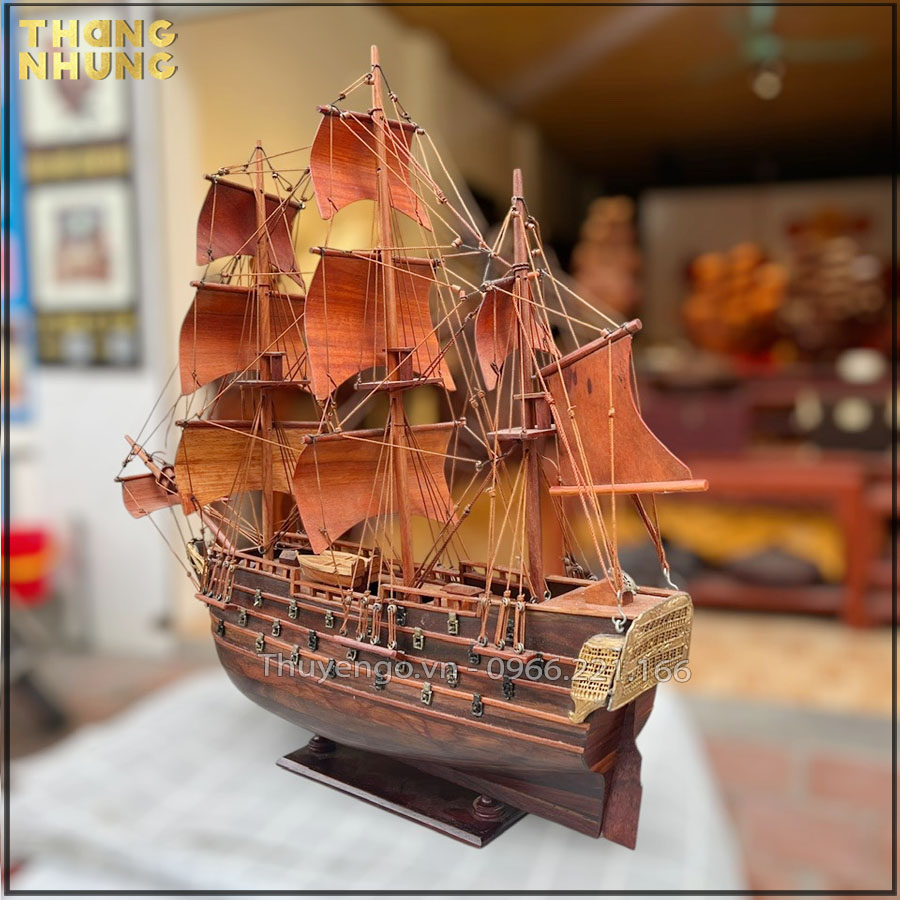 Mô hình thuyền buồm còn là tác phẩm nghệ thuật tuyệt đẹp