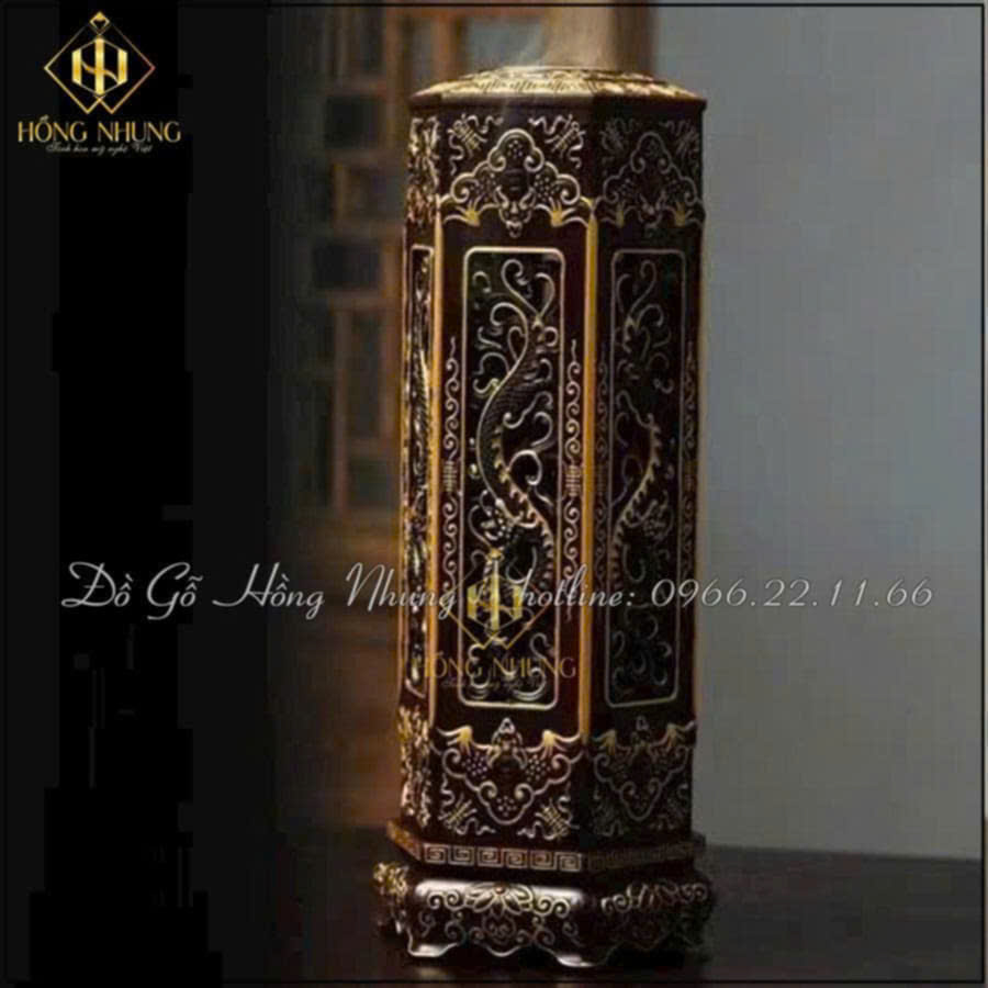 Xông trầm bát giác tỏa hương không gian sống